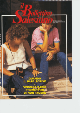 Untitled - Bollettino Salesiano