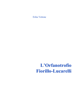 L`Orfanotrofio Fiorillo-Lucarelli