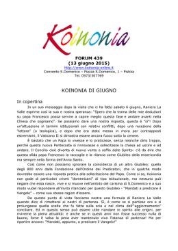 leggi tutto - Chiesa di tutti, Chiesa dei poveri