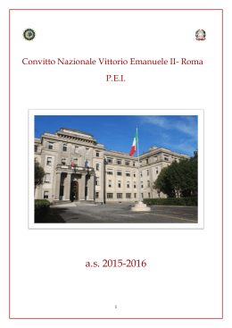 as 2015-2016 - Convitto Nazionale Vittorio Emanuele II