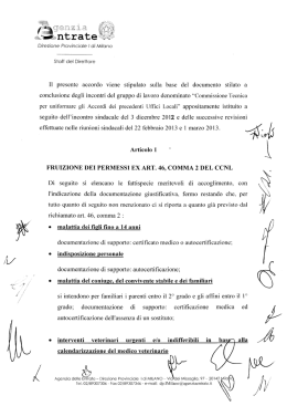 Lombardia Entrate Accordo ACCORDI