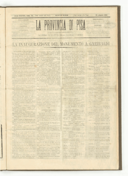 L&Agrave; INAUGURAZIONE .DEL MONUMENTO A GARIBALDI