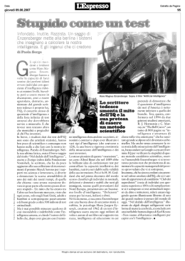 Stupido come un test