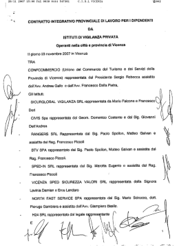 Vicenza_Contratto integrativo Vigilanza231107