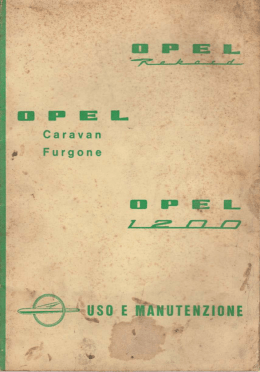 Page 1 IIIIEL Caravan Furgone 1 l î su E ïìlînu