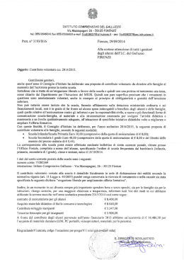 Via Mossopogoni 26 - 50125 FIRENZE