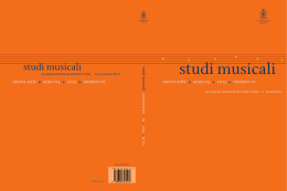 studi musicali - Alessandro Scarlatti 2010