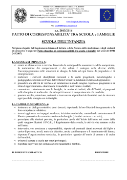 Infanzia - Istituto Comprensivo Capriati a Volturno (CE)