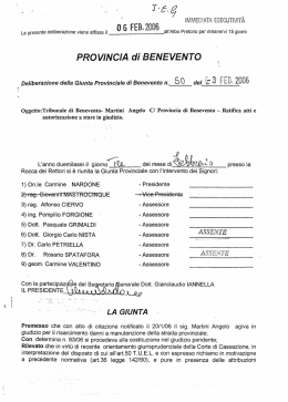 OP - Provincia di Benevento