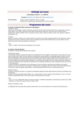 Corso di Laurea in Lingue e culture europee
