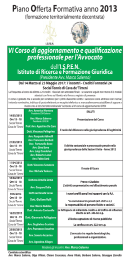 Il manifesto con tutti i dettagli.