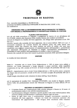 Delega - Aste e fallimenti