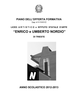 POF 2012-2013_corretto - Liceo Artistico Enrico e Umberto Nordio