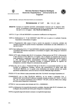 Determinazione n. 460 del 10.10.2013