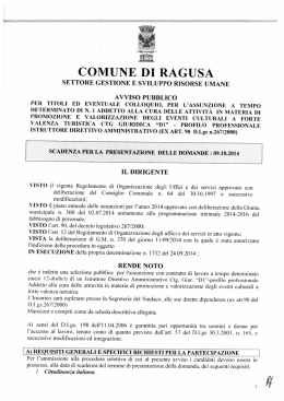 comune 1 ragusa - Comune di Ragusa