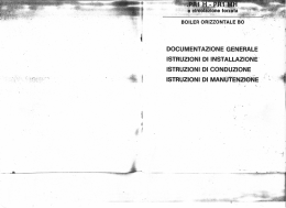 BIKLIM manuale caldaie PR1 H PR1 MH