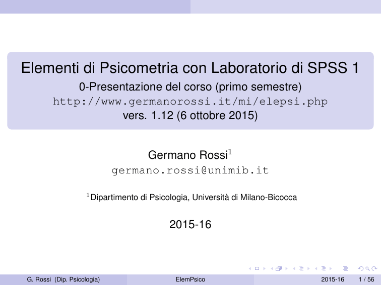 SCARICARE SPSS BICOCCA
