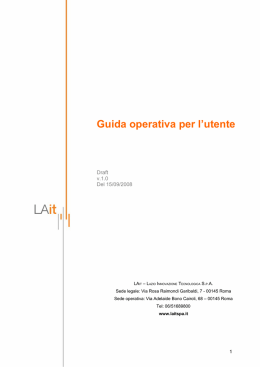 Manuale Utente - Comune Di Sora