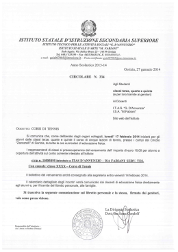 istituto sta tale d `istruzione secondaria superiore