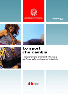 Lo sport che cambia