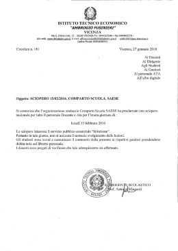 SCIOPERO 15-02-16