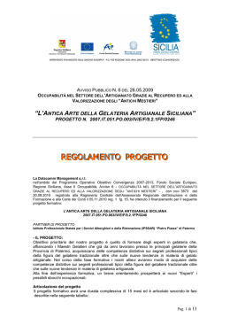 Scarica il regolamento del corso