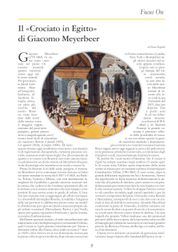Il «Crociato in Egitto» di Giacomo Meyerbeer