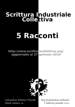 5 Racconti - calomelano.it