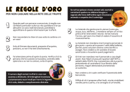 le regole d`oro - Comune di Trieste