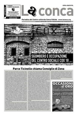 Sgombero e occupazione del centro Sociale coX 18 (a