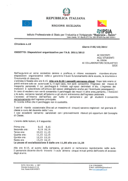 Leggi la circolare.... - IPSIA "Majorana