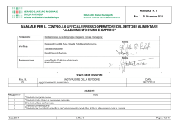 Manuale per il controllo ufficiale operatore del
