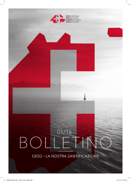 Bolletino 01 / 2016 - Gebet für die Schweiz