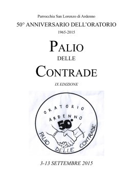 Scarica file - PALIO DELLE CONTRADE