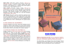 scheda Deledda - Biblioteca di Roncade