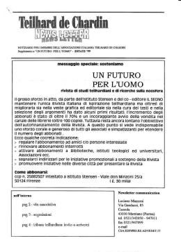 ilffiffiMm - Associazione Italiana Teilhard de Chardin