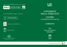 università della terza età unitre