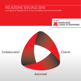 Relazione sociale 2010
