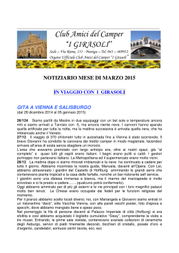Giornalino Marzo 2015 - Club "Amici del Camper