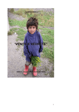 Venite e vedrete - Gruppo Missionario Muratello