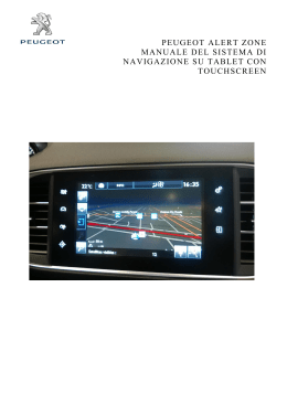 Guide utente - Peugeot - navigation maps
