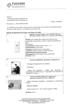 Spett.le - CondoFacile