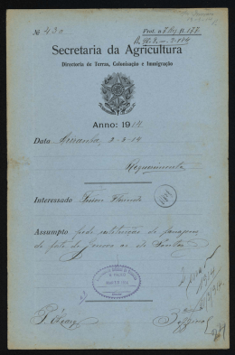 Page 1 &Agrave;@ __ - Prot. ` A fzs x, W. .f2/M Secretaria da Agrlculfura