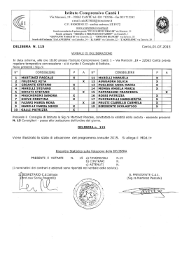 Istituto Comprensivo Cant&ugrave; 1 Via Manzoni, 19 -