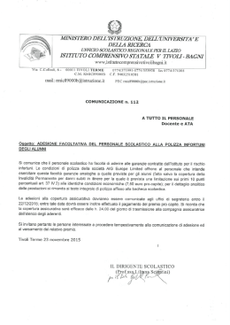 112 comunicazione - Istitutocomprensivotivolibagni.it