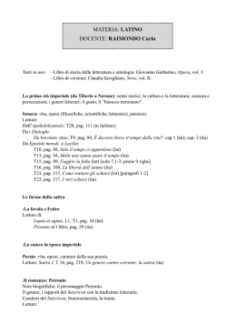 Documento 15 maggio-Latino 5A - Liceo Scientifico e Classico Statale