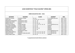 Ricevimento Parenti Liceo di Opera