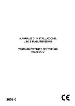 manuale di installazione, uso e manutenzione