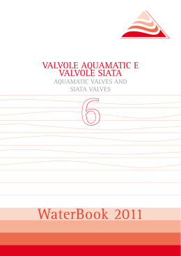 Valvole siata e valvole aquamatic