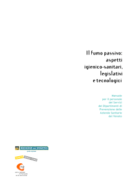 Il fumo passivo: aspetti igienico-sanitari